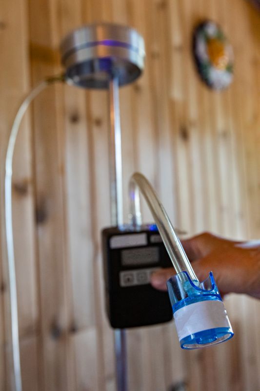 Indoor Air Quality Testing in Progress